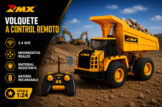 🚜 Volquete a Control Remoto  – Modelo Coleccionable